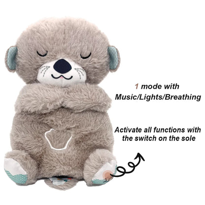 Breathing Baby Plush Toy - Soothing Music, Sound and Light