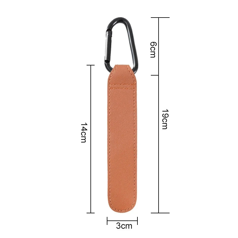 1-2pcs Leather Baby Bag Stroller Hook