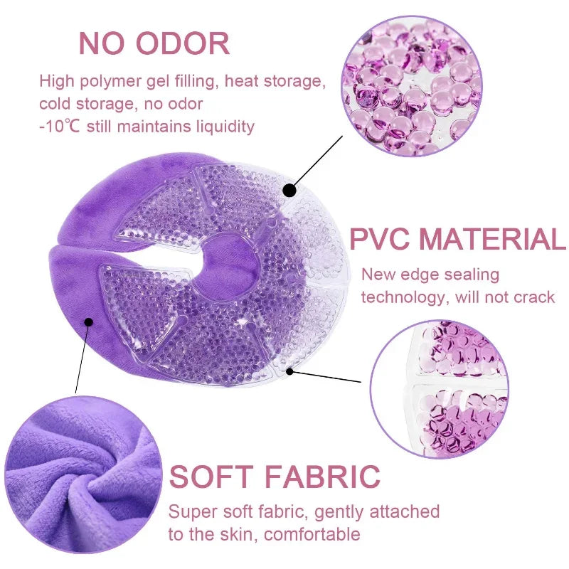 Breast Therapy Pads, Hot Cold Breastfeeding Gel Pads