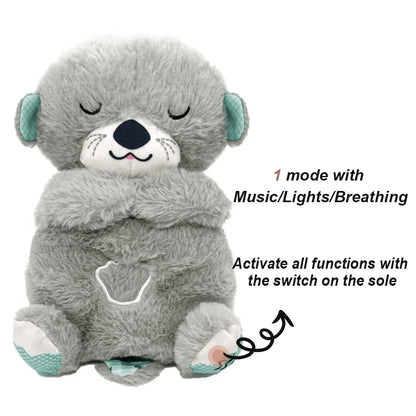 Breathing Baby Plush Toy - Soothing Music, Sound and Light