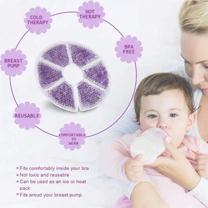 Breast Therapy Pads, Hot Cold Breastfeeding Gel Pads