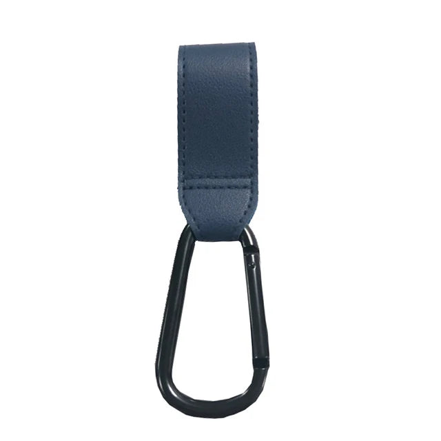 1-2pcs Leather Baby Bag Stroller Hook