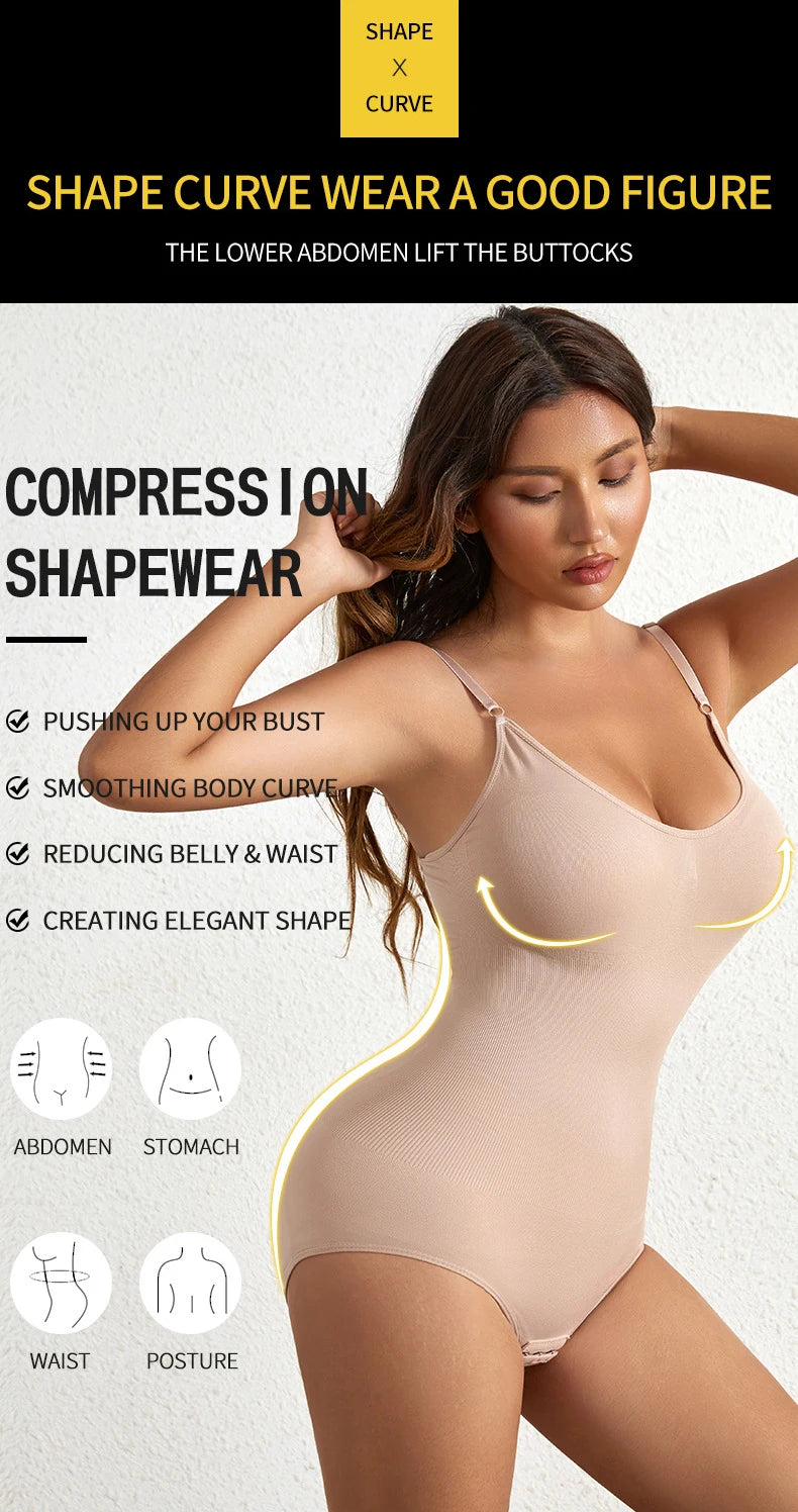 Full Body Shaper Shapewear - Tummy Control