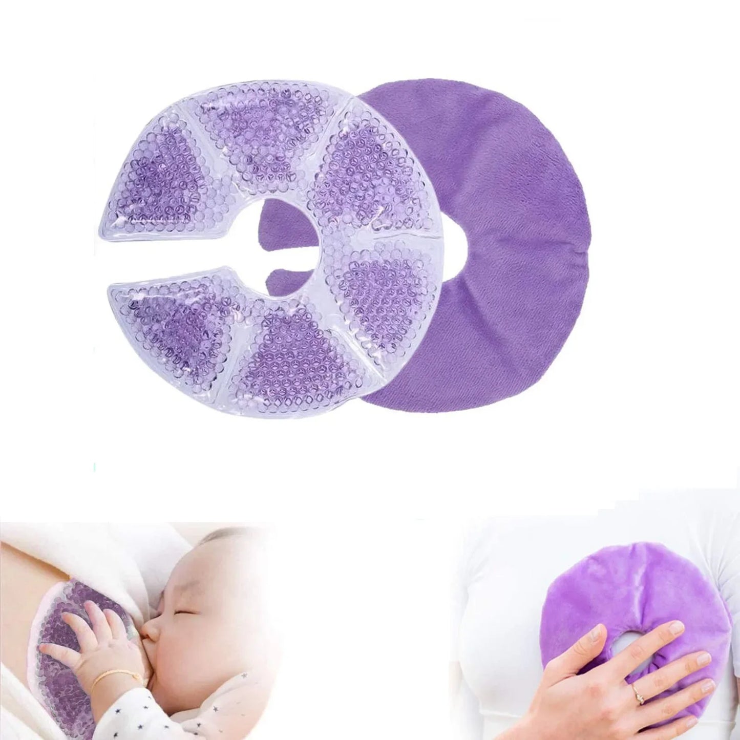 Breast Therapy Pads, Hot Cold Breastfeeding Gel Pads