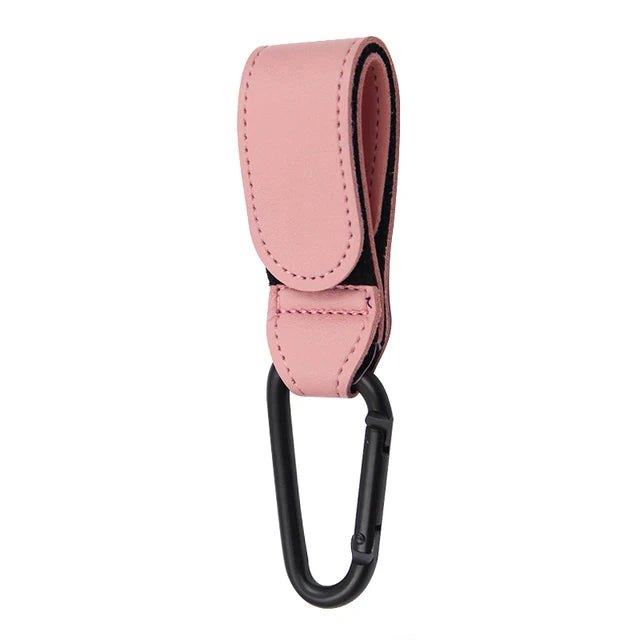 1-2pcs Leather Baby Bag Stroller Hook