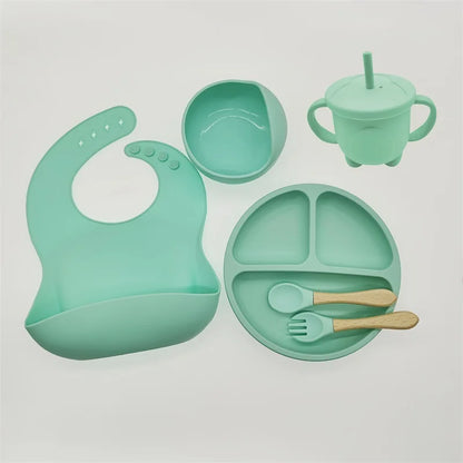 Children's Dishes Set Baby Silicone 6/8-piece