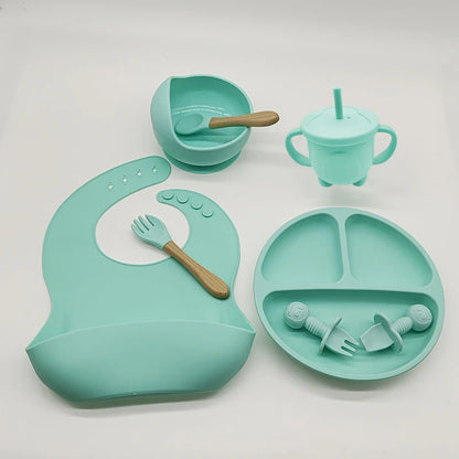 Children's Dishes Set Baby Silicone 6/8-piece