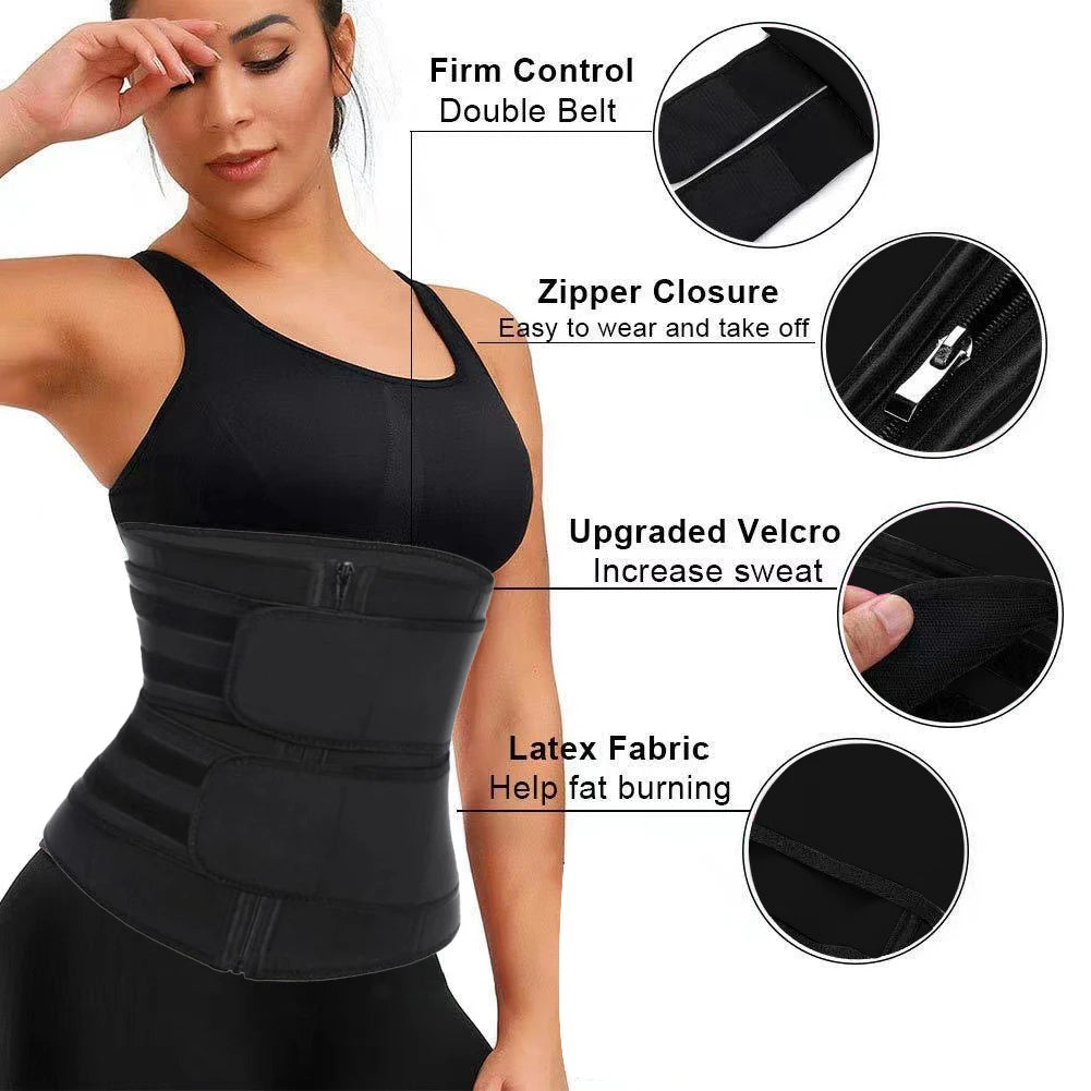 Breathable Neoprene Waist Trainer, Trimmer Belt, Body Shapewear