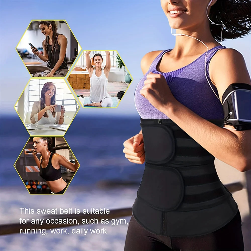 Breathable Neoprene Waist Trainer, Trimmer Belt, Body Shapewear