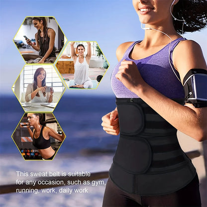 Breathable Neoprene Waist Trainer, Trimmer Belt, Body Shapewear