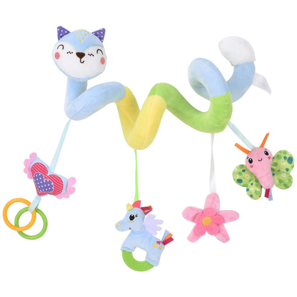 Car Seat Toys - Cute Fox Spiral Plush