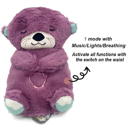 Breathing Baby Plush Toy - Soothing Music, Sound and Light