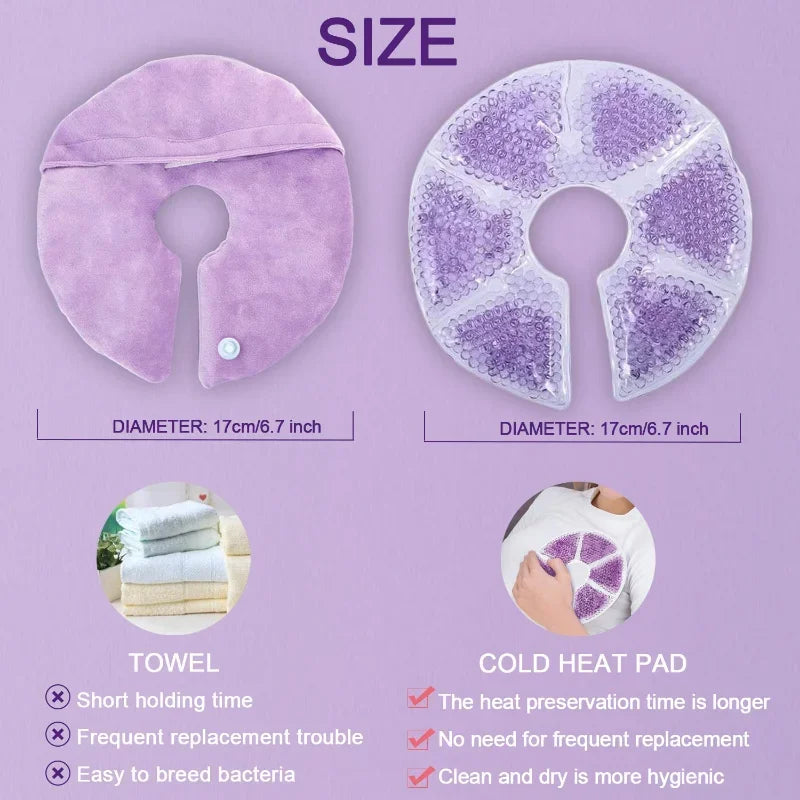 Breast Therapy Pads, Hot Cold Breastfeeding Gel Pads